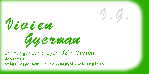 vivien gyerman business card